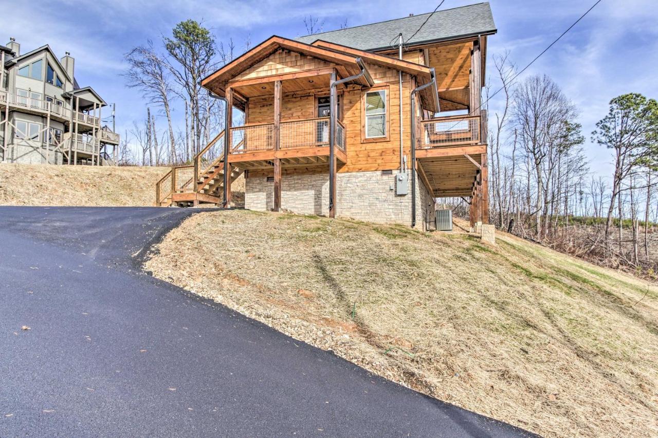 ガトリンバーグ Smoky Mountain Hideaway With Hot Tub, Deck And Views!ヴィラ エクステリア 写真